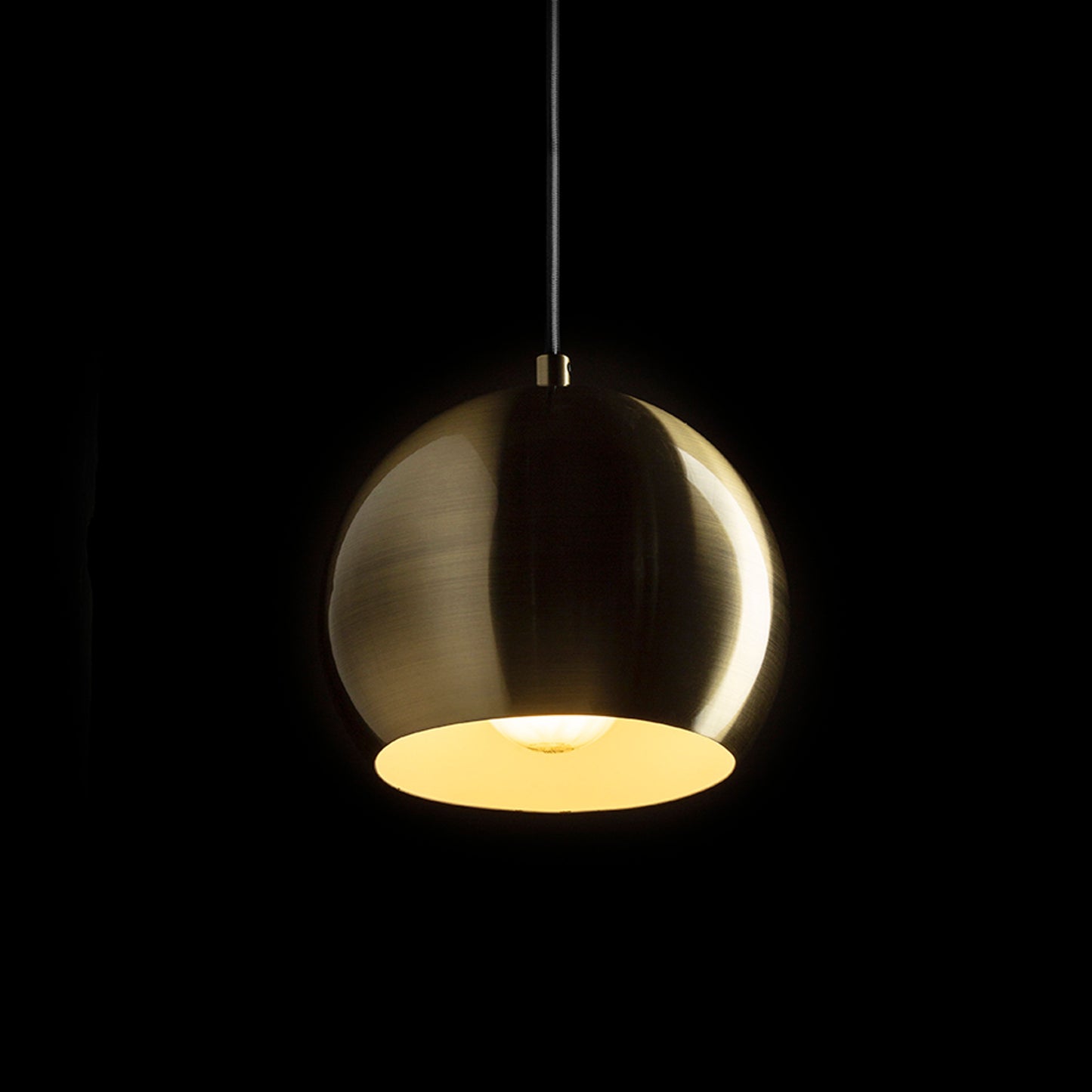 RENDL pendant lamp AGNETA pendant  brushed brass 230V LED E27 11W R13899 2