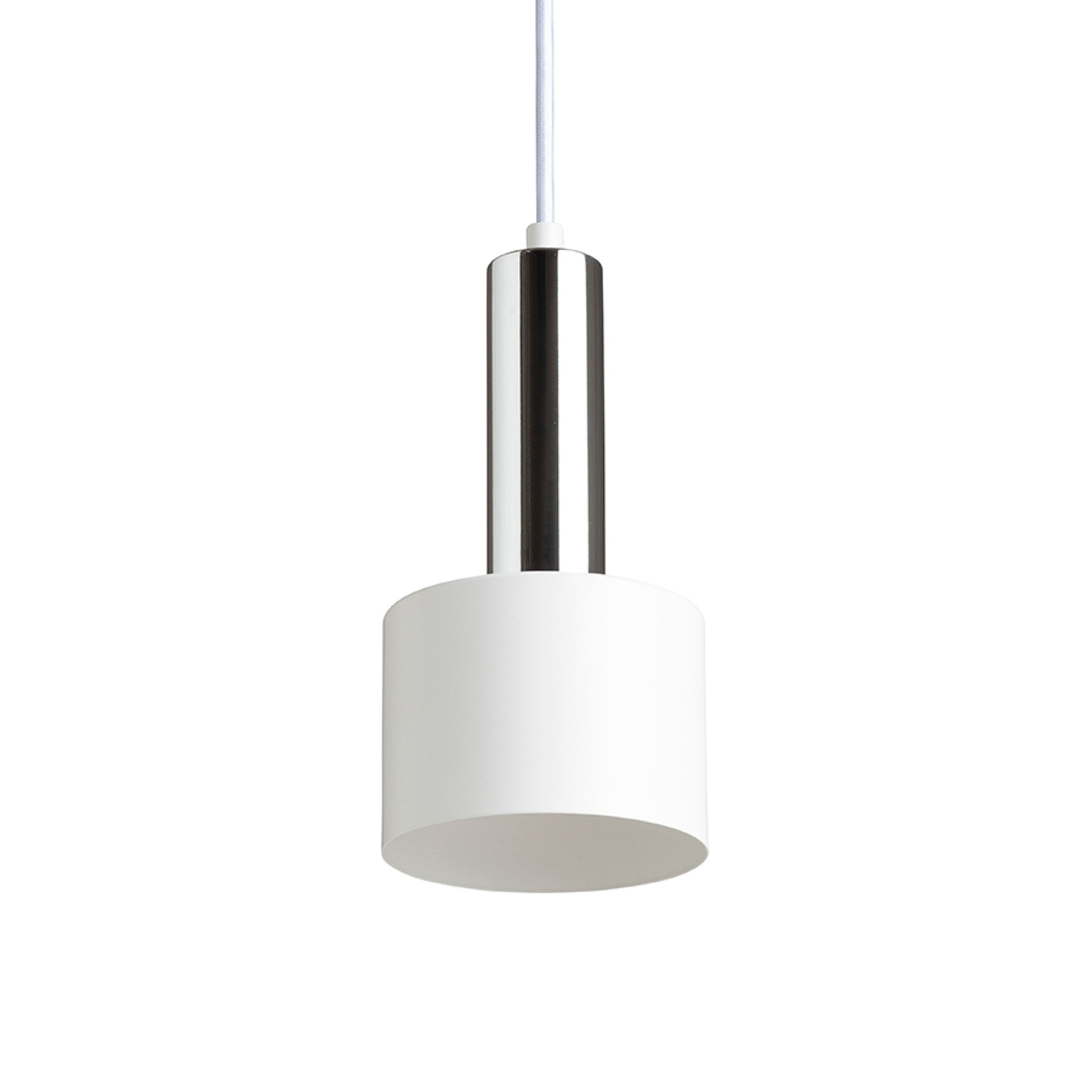 RENDL pendant lamp GIULIA 12 pendant white chrome 230V LED E27 11W R13908 4