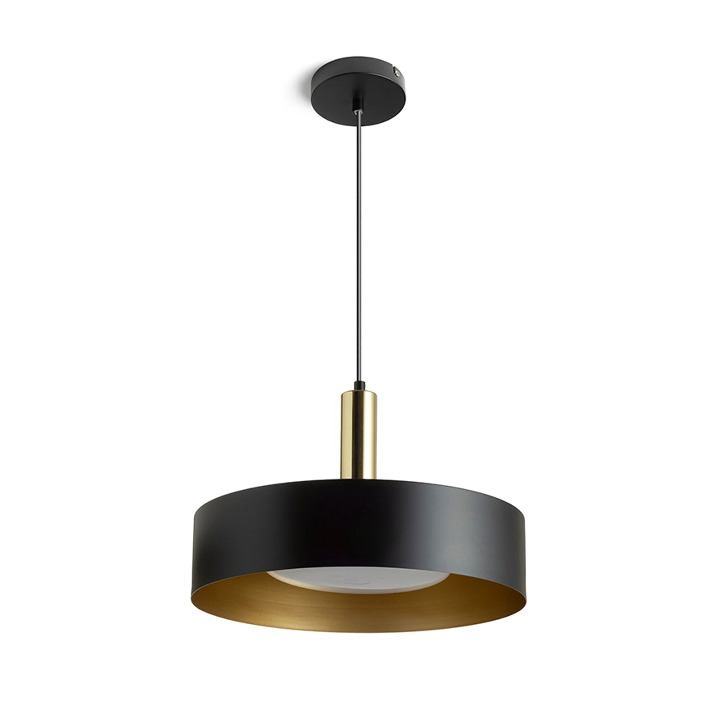 RENDL pendant lamp GIULIA 40 pendant black/gold brown brass 230V LED E27 30W R13913 4