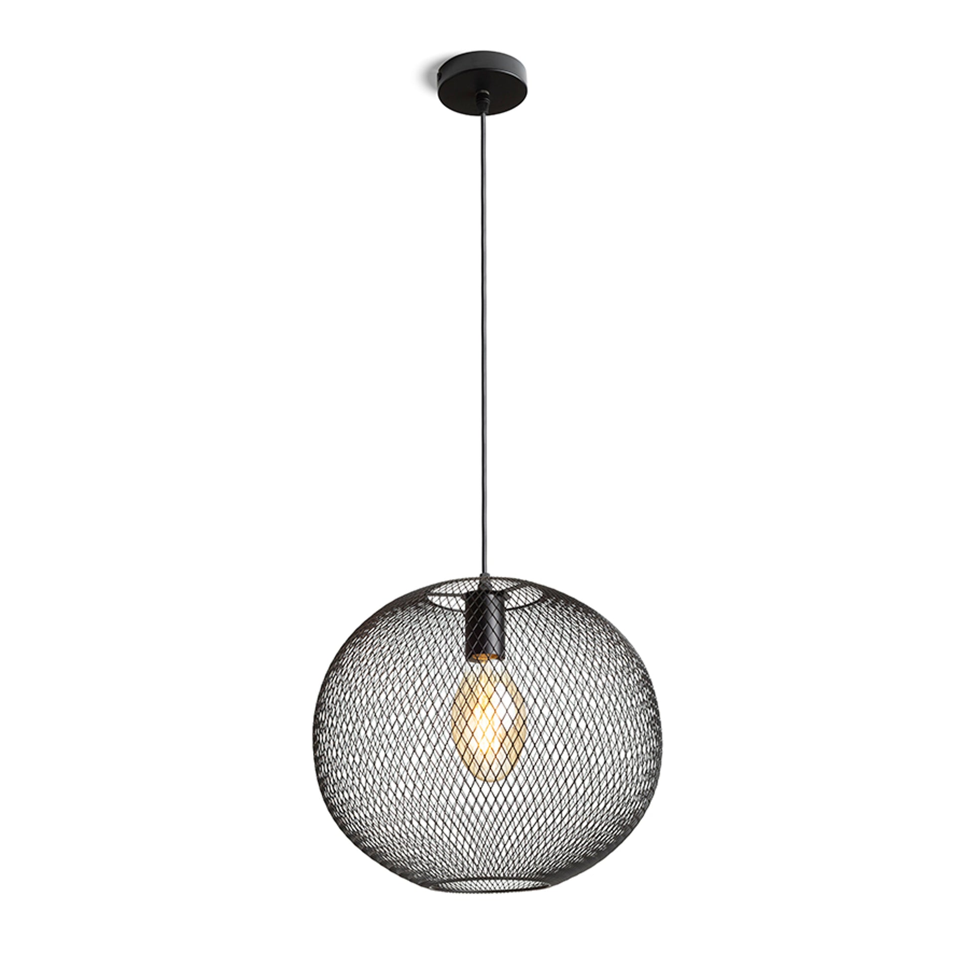 RENDL pendant lamp COSIR 34 pendant black 230V LED E27 15W R14106 1