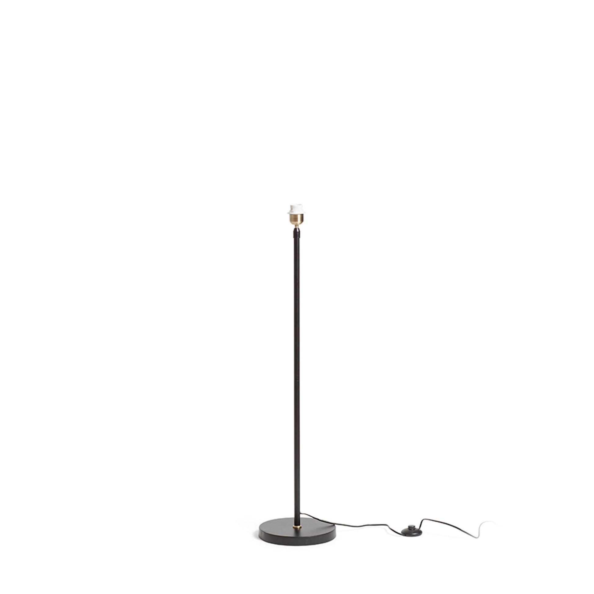 RENDL shades, shade bases, pendent sets EMMETT floor base black old brass 230V LED E27 15W R14118 3