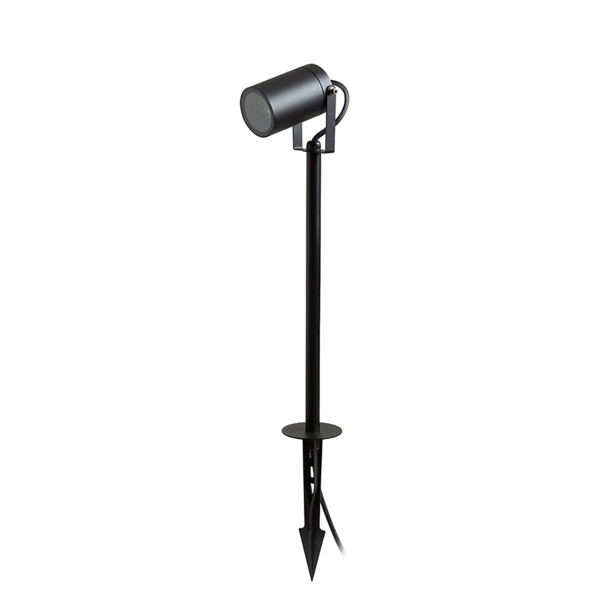 RENDL outdoor lamp NAVONA 47 on spike anthracite grey 230V LED GU10 8W IP65 R14138 4