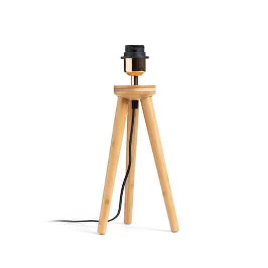 RENDL shades, shade bases, pendent sets BASCO table base bamboo 230V LED E27 15W R14146 1