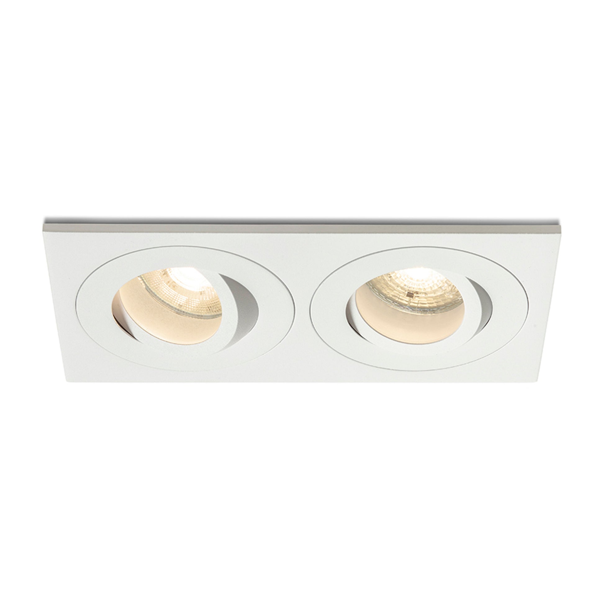 RENDL recessed light GALO II recessed white 230V LED GU10 9W IP65 R14225 1