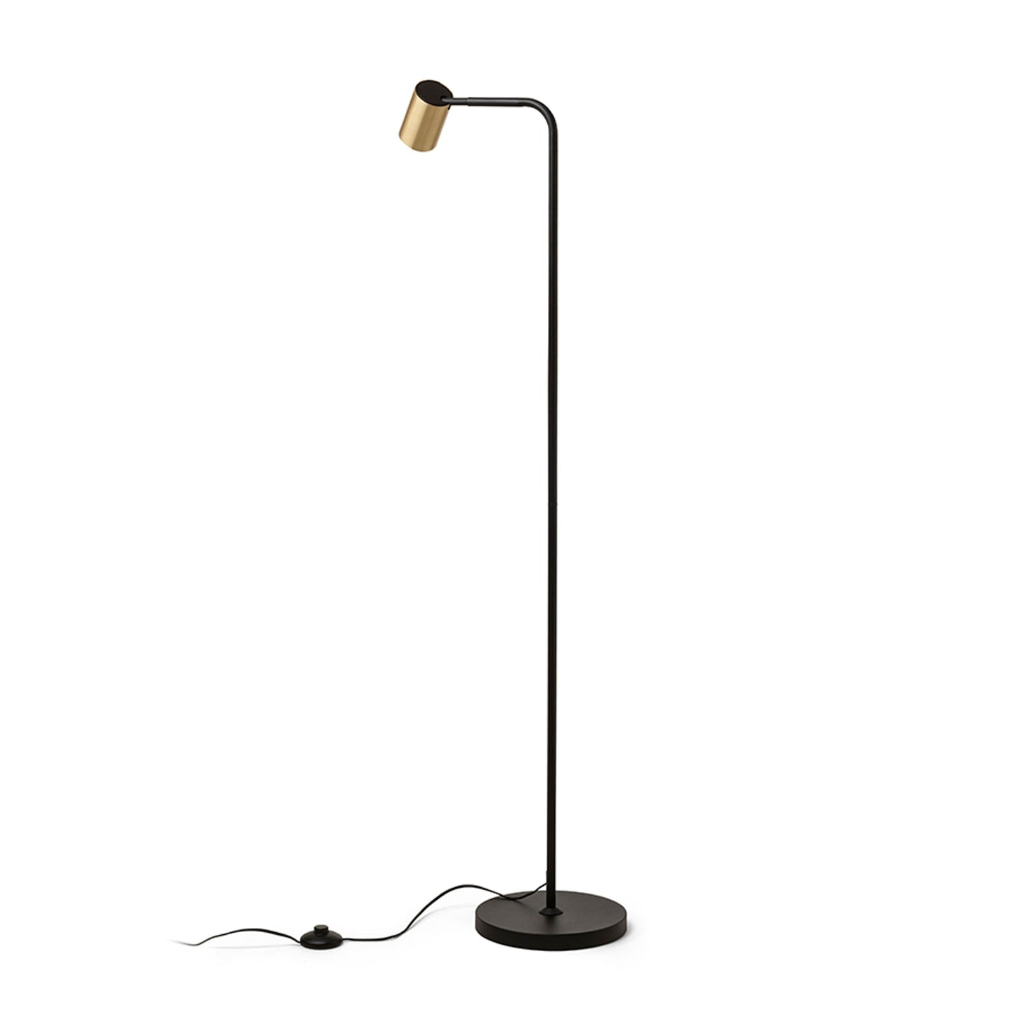 RENDL floor lamp FLYNN I floor  black/brushed brass 230V LED GU10 9W R14264 2