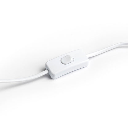 RENDL table lamp NOVA table white chrome/frosted acrylic 230V LED 4.2W 3000K R14274 8