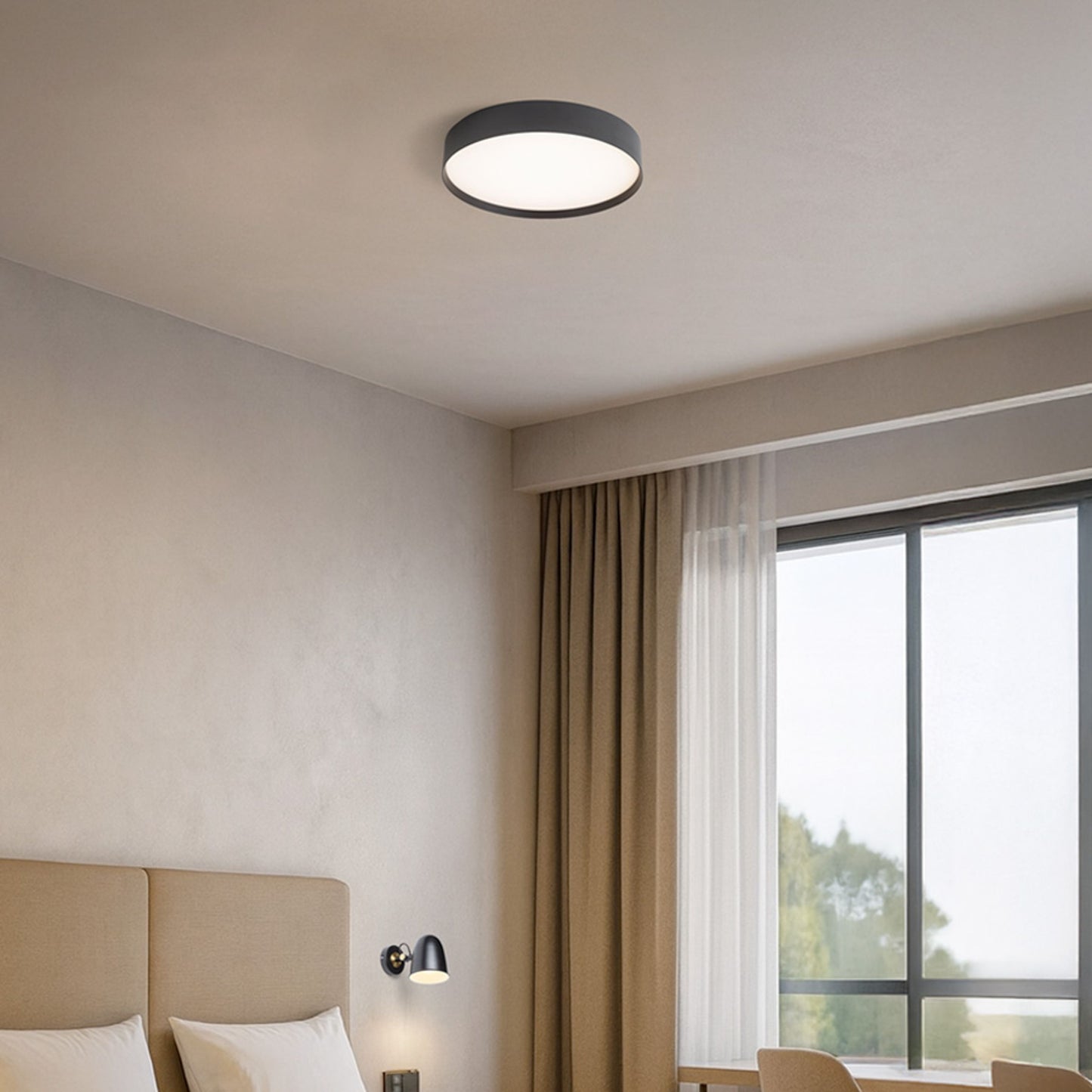 RENDL surface mounted lamp SOLIS 40 DIMM surface mounted black  230V LED 50W  3000K R14344 2