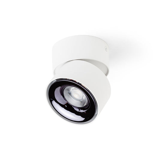 RENDL surface mounted lamp ALBANO surface mounted white black chrome 230V LED 5W 3000K R14425 1