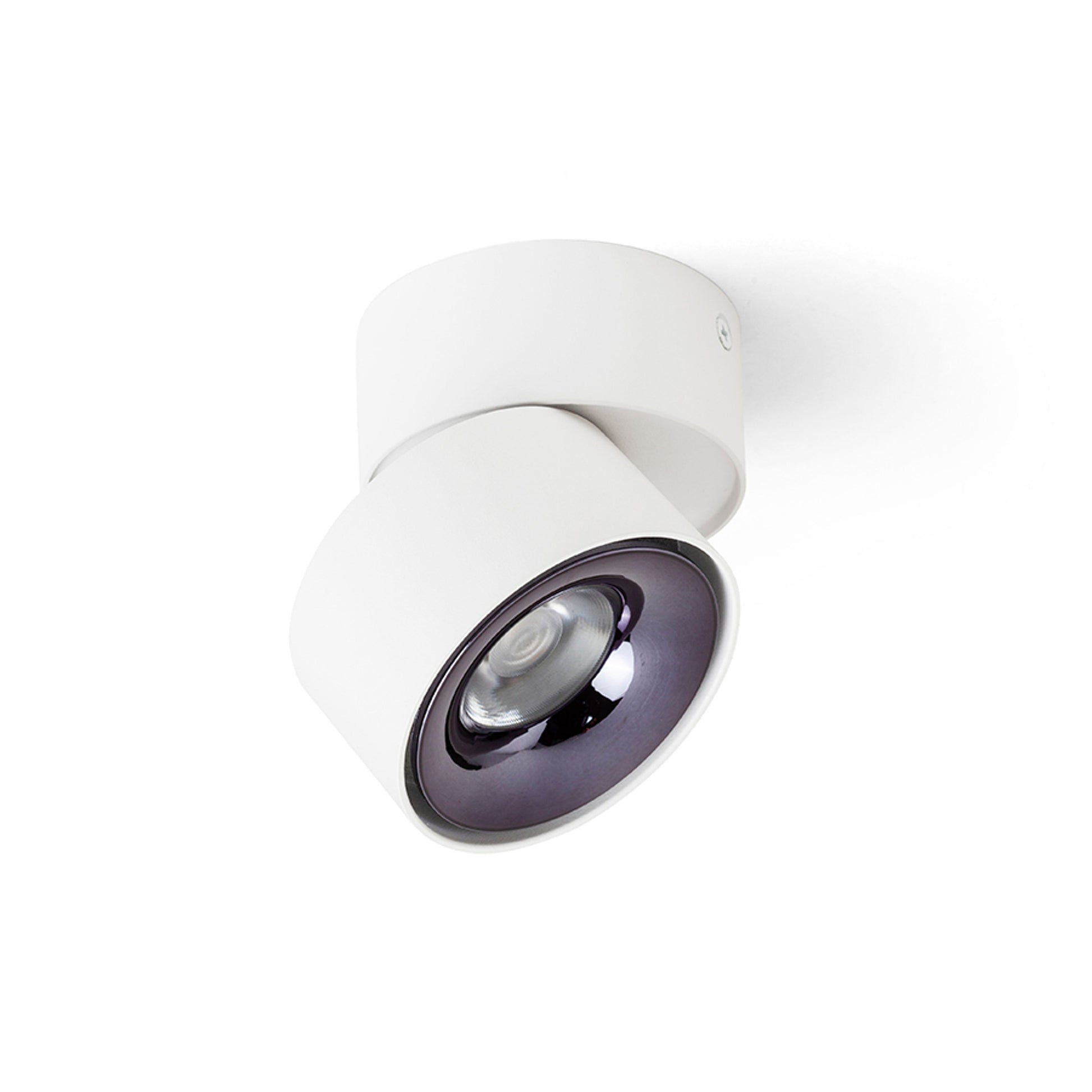 RENDL surface mounted lamp ALBANO surface mounted white black chrome 230V LED 5W 3000K R14425 5