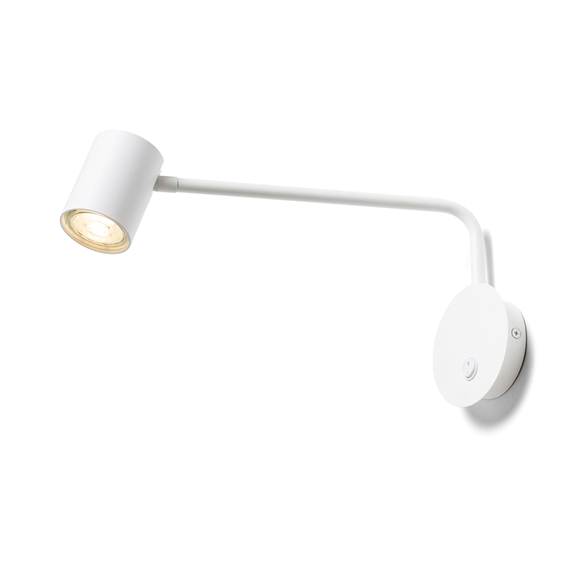 RENDL spotlight FILIP on an arm white 230V LED GU10 5W R14485 1