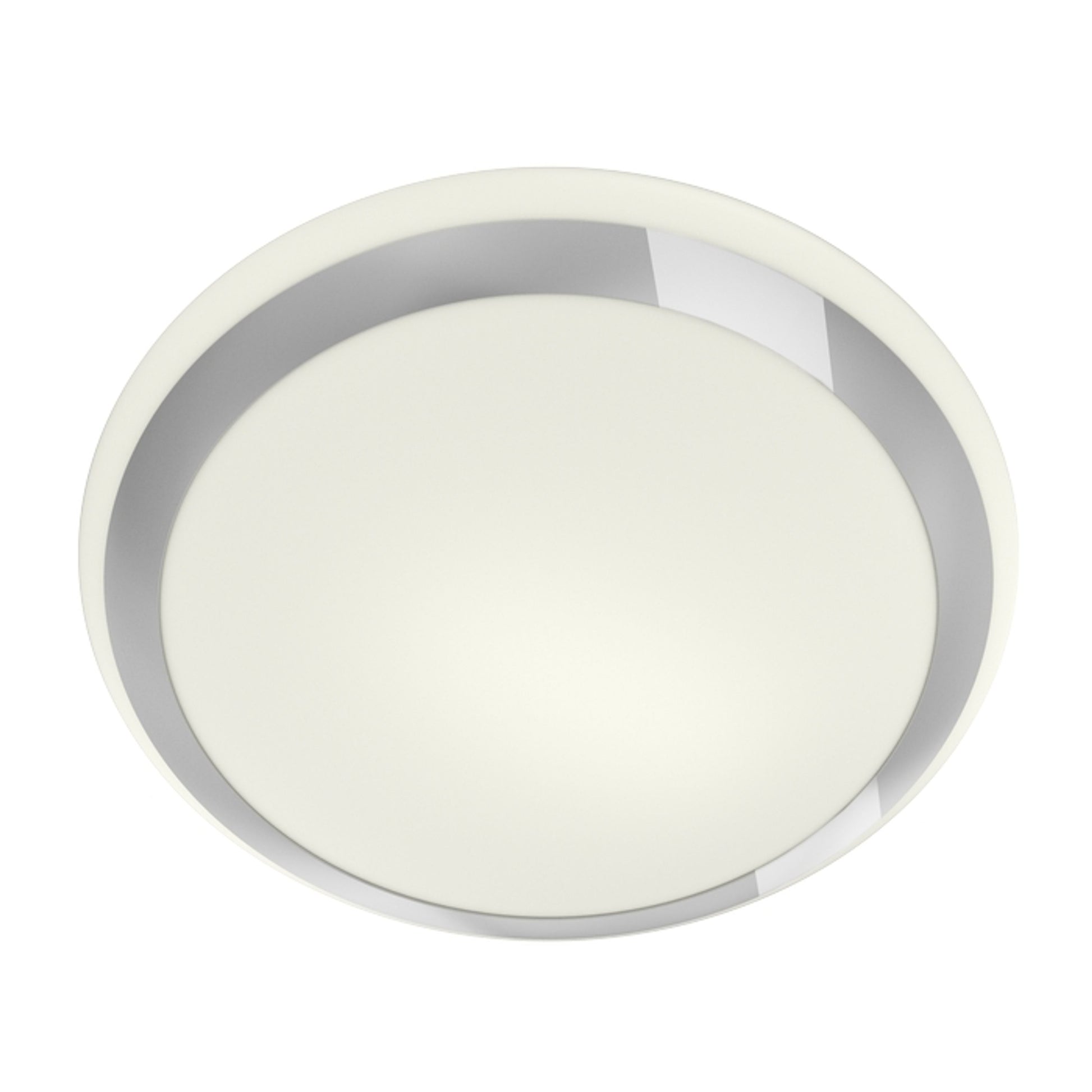 RENDL surface mounted lamp AREA LED ceiling opal-colored glass/chrome 230V LED 24W IP44 3000K R14610 2